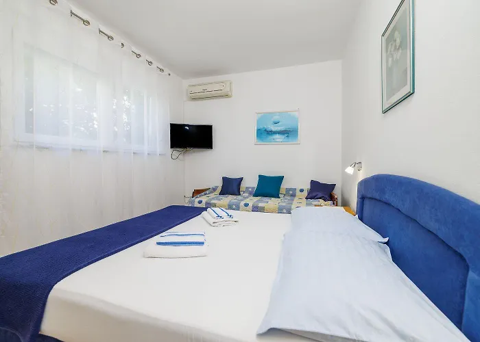 Mediterranes Nur 260 Meter Zum Mit Grill, Klima, Wifi *